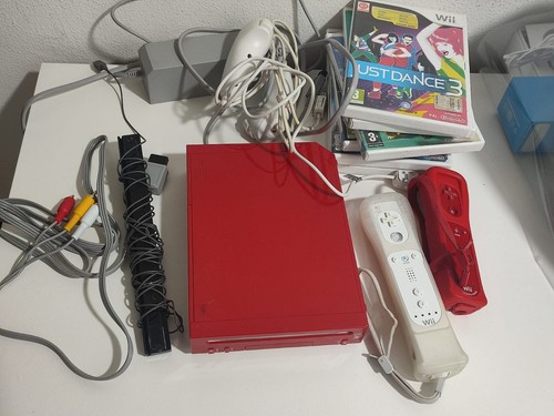 Console nintendo wii - rossa, con