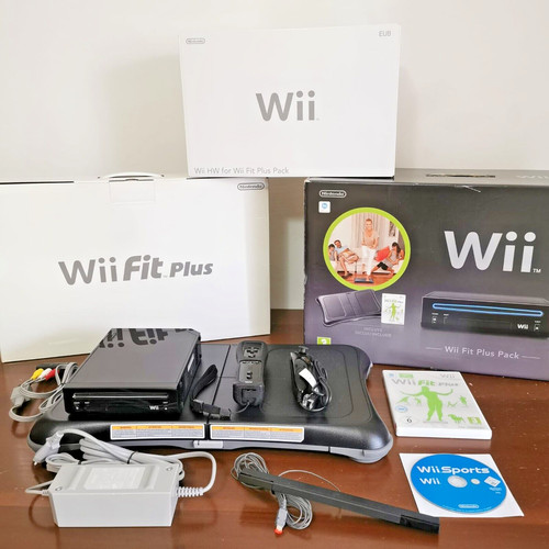 Console wii fit plus - wii, pack